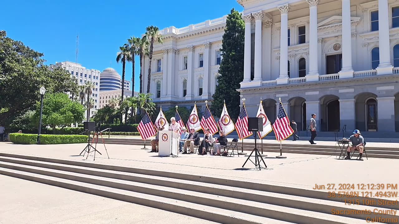 New California PROCLAMATION #4 CA Capitol Steps June 27, 2024