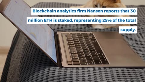 Ethereum Staking Hits Record Milestone 25% of Total ETH Supply