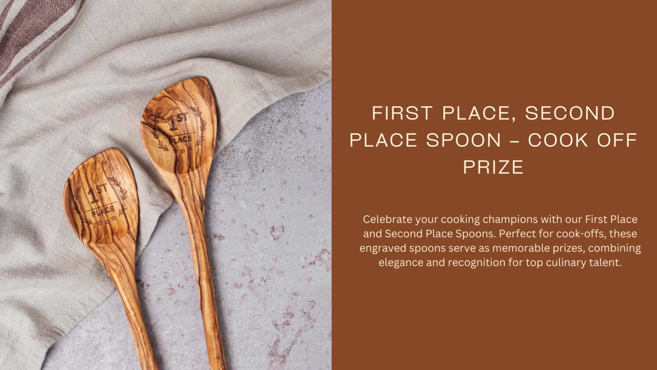 Enhance Your Table with Custom-Engraved Wooden Spoons