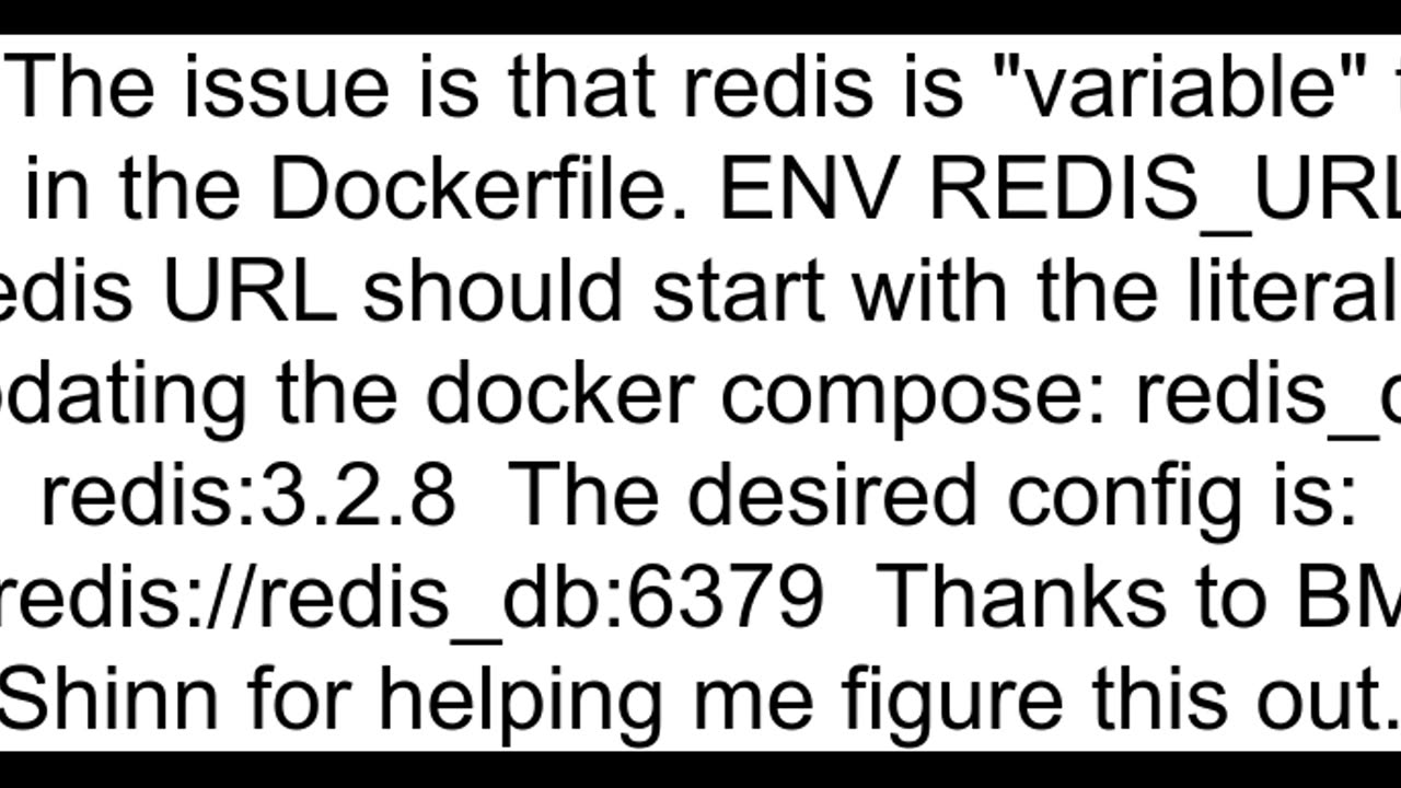 How to connect to a Redis container using Docker Compose