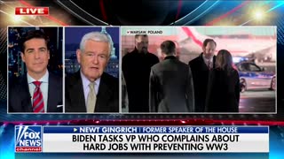 Gingrich Rips 'Lack Of Seriousness' Of Biden Admin For Sending Harris To Poland