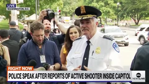 Capitol Police Chief Claims The Active Shooter Threat Was Based On A 'Bogus Call'