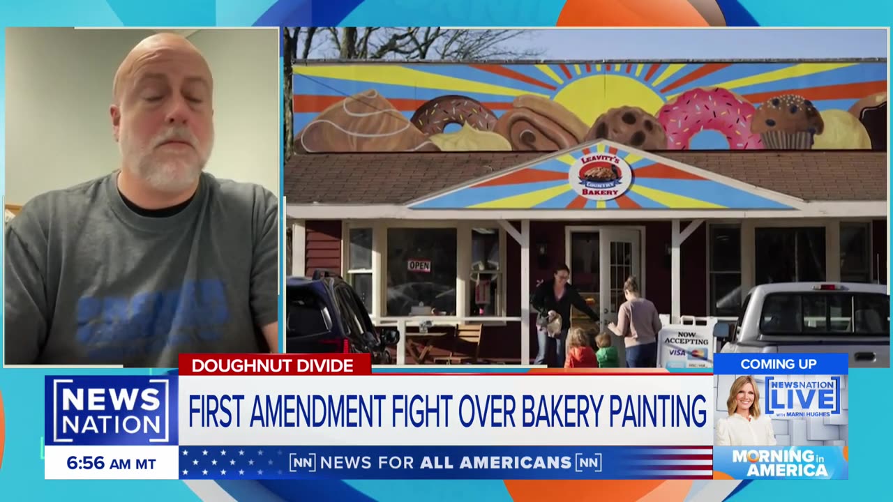 Mural at donut shop leads to First Amendment lawsuit | Morning in America