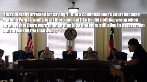 Father of murdered Uvalde 10-year-old arrested for cussing at county meeting