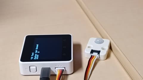 Human Detection Alarm - Using M5Stack Core2 with PIR sensor