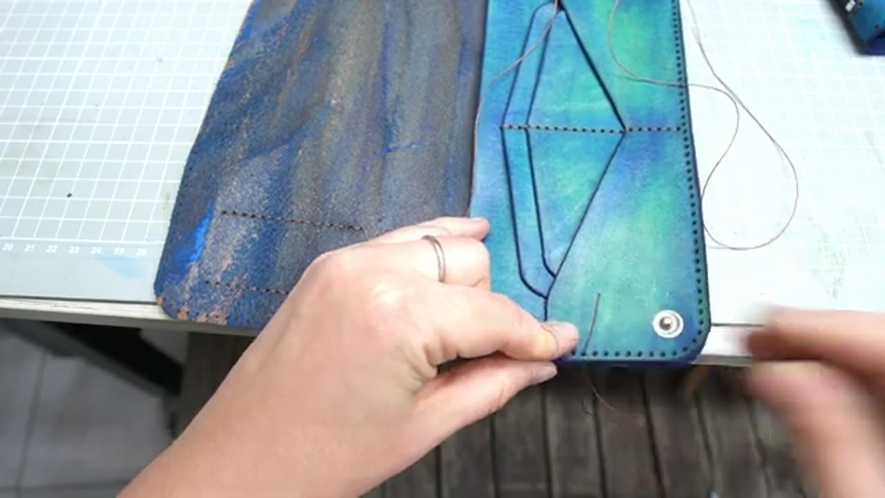 CRAFT How To Make Leather Wallet PDF Leather Pattern FEMALE