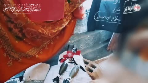 Martyr Abu Ali Mustafa Brigades and Al-Nasser Salah Al-Din Brigades striking Zionist Command and Control sites, Gaza, Palestine, 18 Oct 2024
