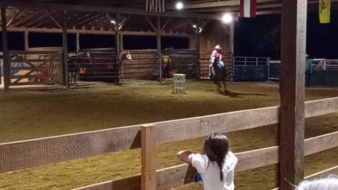 Barrel run. Wolf Creek Ranch Rodeo Fall 2023