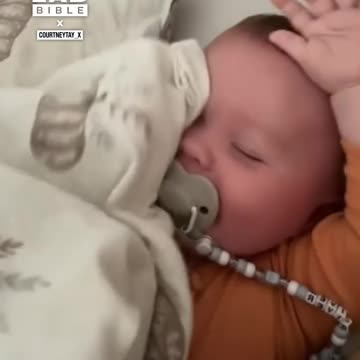 Baby Laughs While Asleep🥹