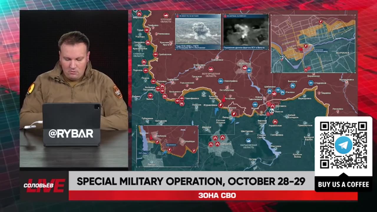 ►🇷🇺🇺🇦🚨❗️⚡️ Rybar Review of the Special Military Operation on Oct.28-29 2024