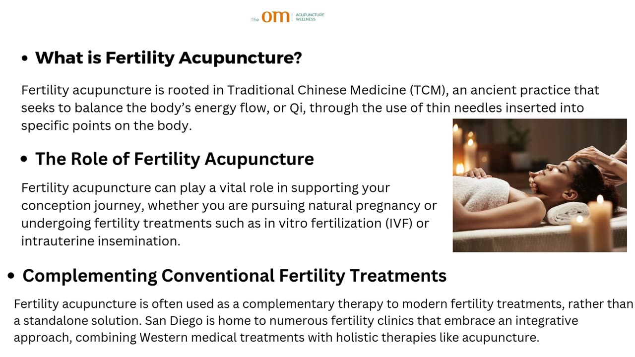 Integrating Fertility Acupuncture Into Your Conception Journey Near San Diego