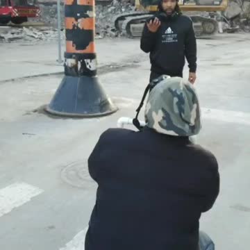 Bts video shoot with Cj Hands