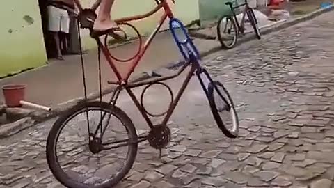 Bicycle creative ride