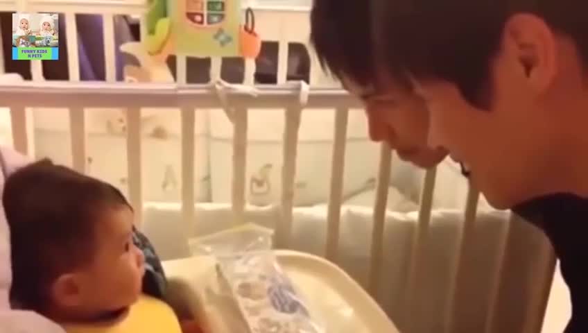 Funny babies get confused by twin parents compilation_best funny kids _funny kid