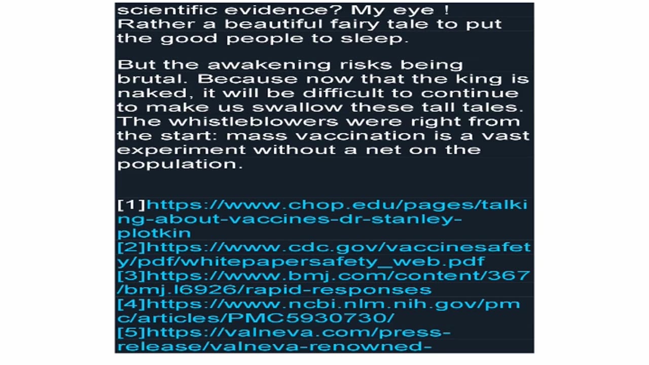 Vaccins : Le Grand Bluff Enfin Dévoilé ! Vaccines: The Great Bluff Finally Revealed !