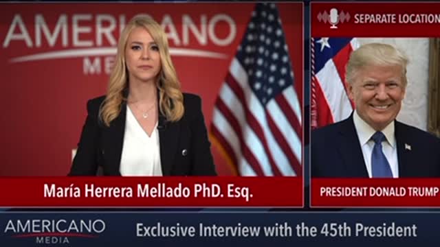 Donald Trump Interviewed by Americano Radio- April 14, 2022