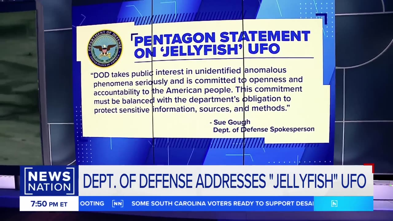 Department of Defense addresses 'jellyfish' UFO