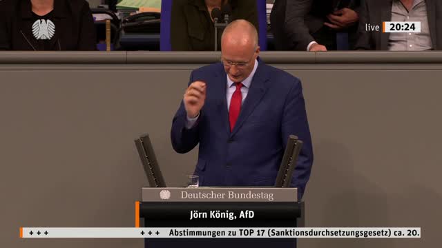 Jörn König Rede vom 19.05.2022 - Sanktionsdurchsetzungsgesetz