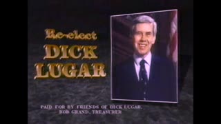 October 22, 1988 - Campaign Ad for Senator Richard Lugar