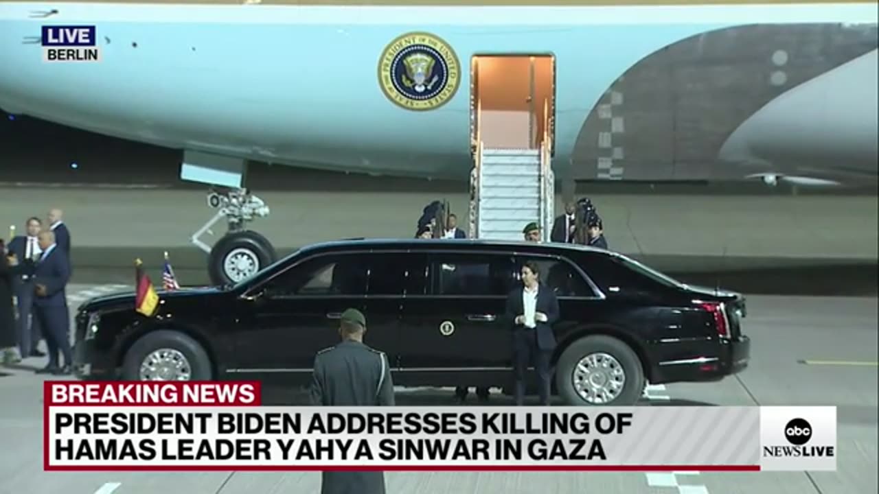 Biden addresses killing of Hamas leader Yahya Sinwar