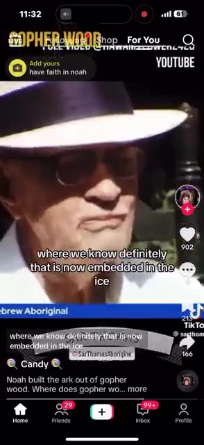 NOAH'S ARK BUILT OUT OF GOPHER WOOD WHICH EXISTS IN ONE PLACE