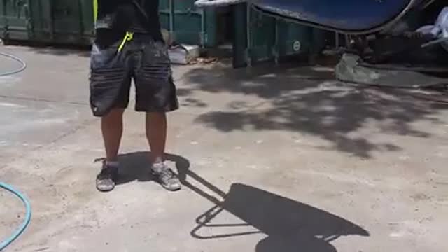 Tradie Tricks Wheelbarrow Kickflip