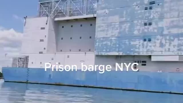 Prison Barge - one of many - pit stop in NY City. Takes a lot of effort to get the DS controlled.