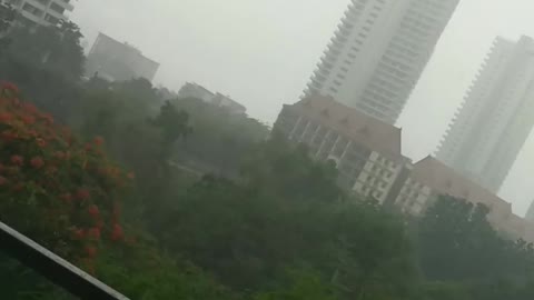 Heavy rains in Thailand