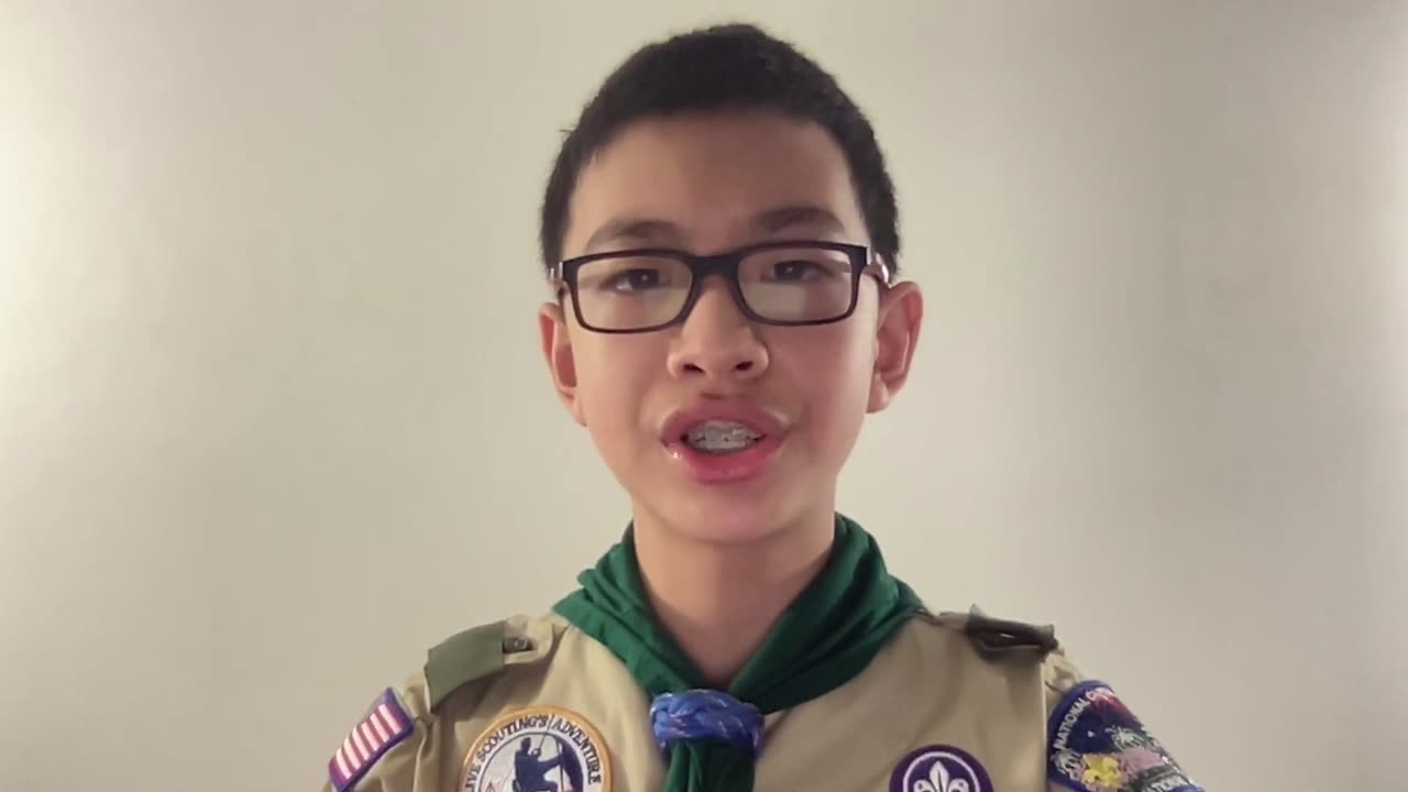 Minh-Vien, Troop 881’s Scouts, Springfield, VA Independence Day Video