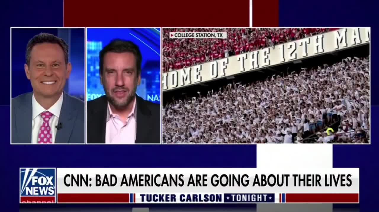 Clay Travis weighs in on CNN’s disapproval of seeing packed football stadiums