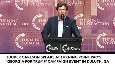 Tucker Carlson Goes Absolutely Nuclear On Kamala Harris and Tim Walz At Trump MAGA Rally in Georgia