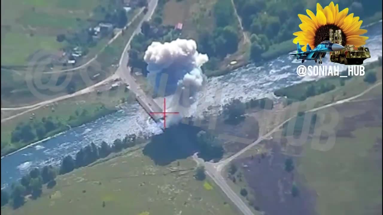 💥👀 JDAM-ER attacks a bridge in Kursk region, - Soniyashnyk