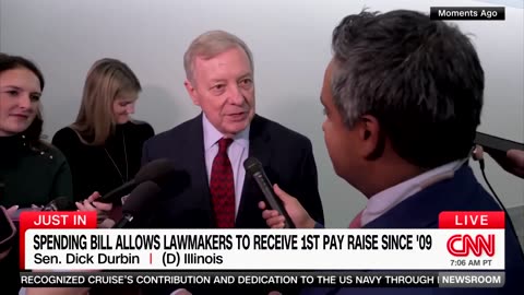 Dem Sen Durbin divert, pretends ignorance on a pay increase of $80,000/yr