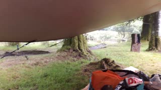 Raining while wildcamping