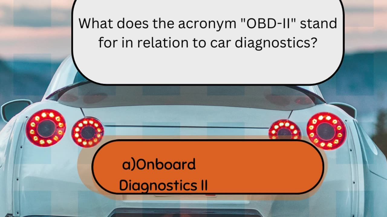 Basic Car Knowledge Question 8