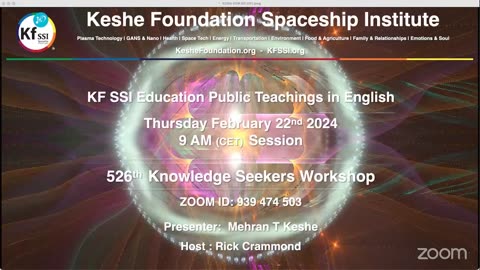 526th Knowledge Seekers Workshop; February 22, 2024