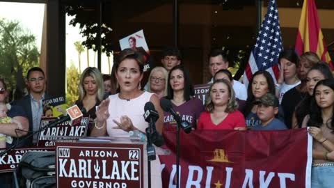 Kari Lake Takes Questions From TGP, The Only Real Reporter At Presser Sept 2