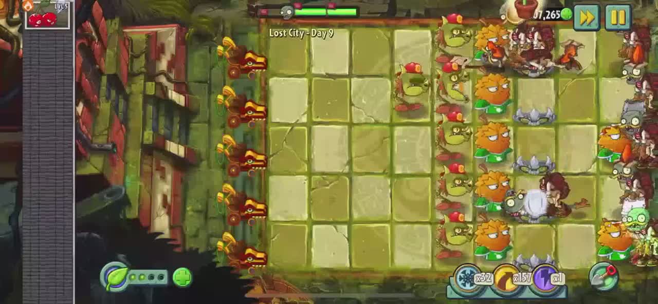 Plants vs Zombies 2 Lost City - Day 9