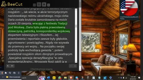 24 sierpnia 2022❌ONZ ostrzega „Świat w maks. niebezpieczeństwie”UkrMorderstwo rosyjskiej dziewczyny❌