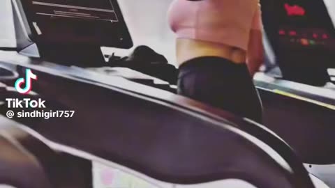 Amazing Dance on Treadmill🥰