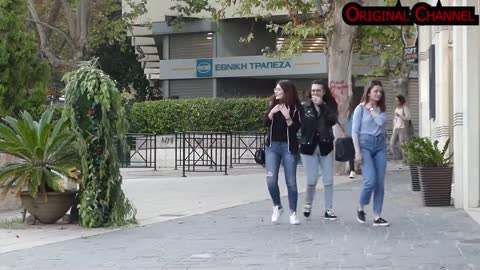 Bushman Prank on Girls