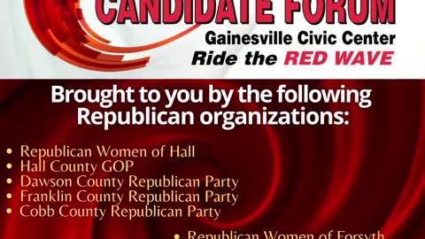 2022 NRCF Republican Candidate Forum - Register Now!