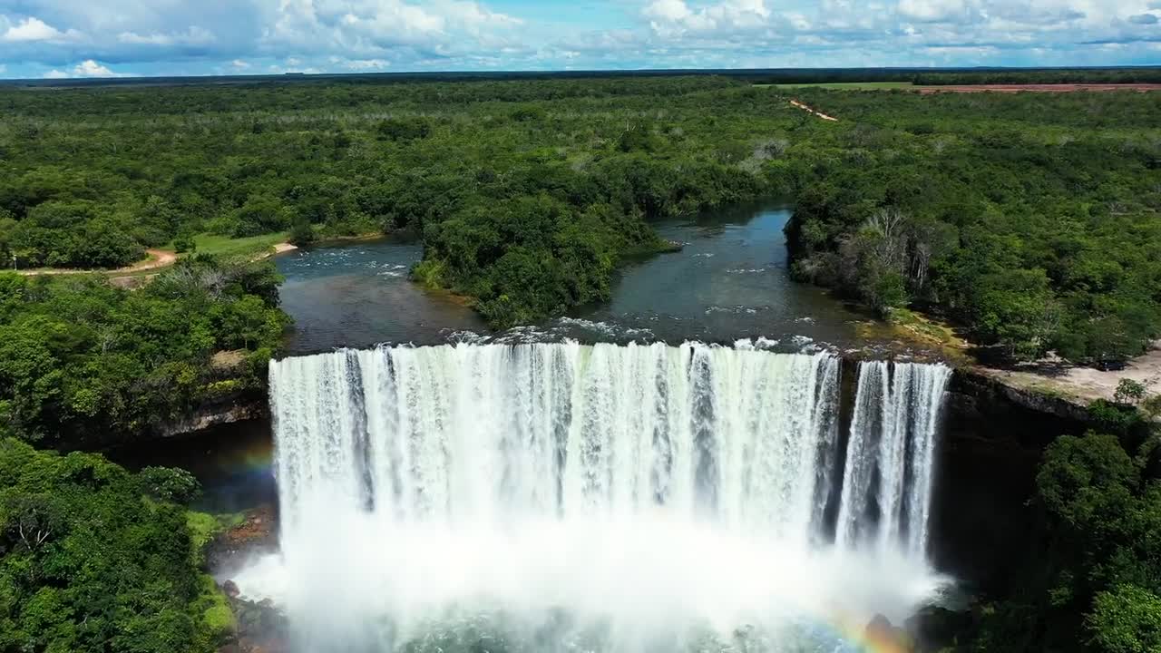 Beautiful Natural lake video footage