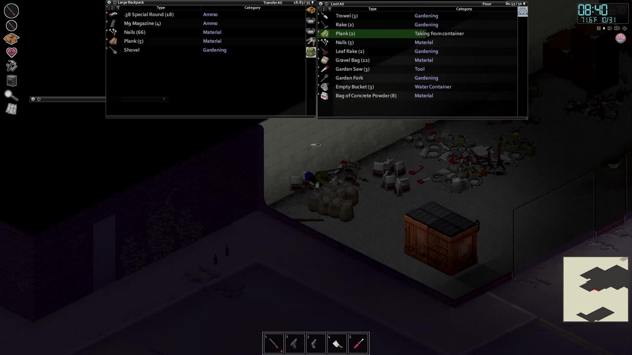 Project Zomboid Fourth Attempt Pt. 75 (No Commentary, Sandbox)
