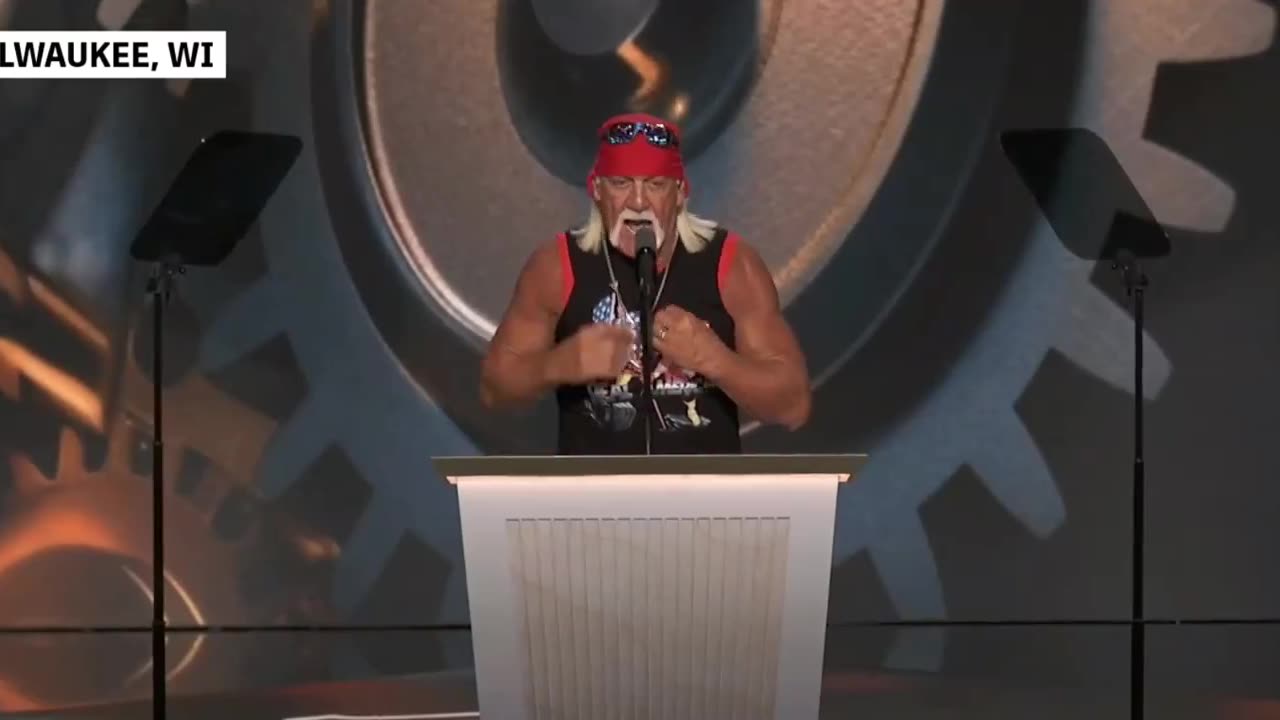 Hulk Hogan Speaks at Republican Convention 2024