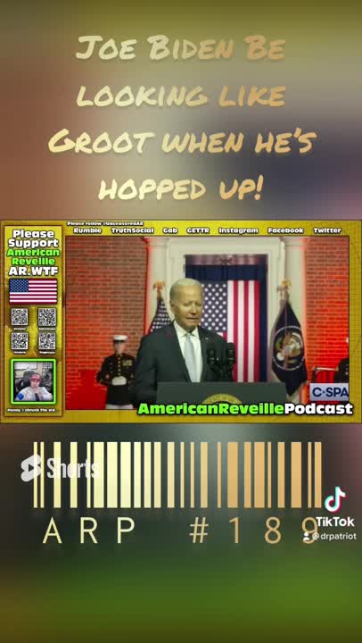 #Biden kind of looks like #groot from #gotg what do you think? #bidenspeech #shorts