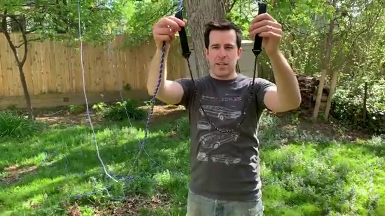 WOOD How to trim a tall tree branch in 20 minutes without climbing or a ladder DIY