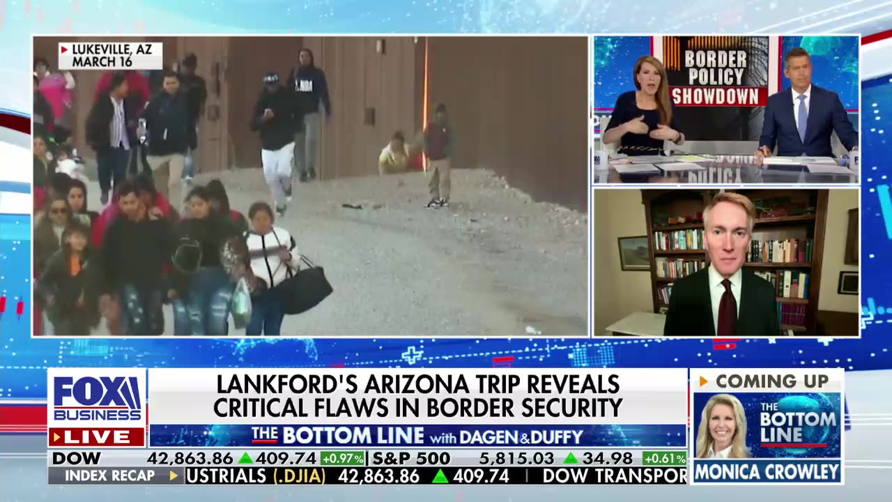 Lankford Joins the Bottom Line to Talk About the Crisis at the Southern Border