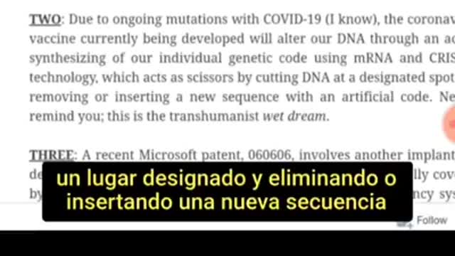 Vacunas Covid 19 con tecnologia Crisper de mutacion del ADN