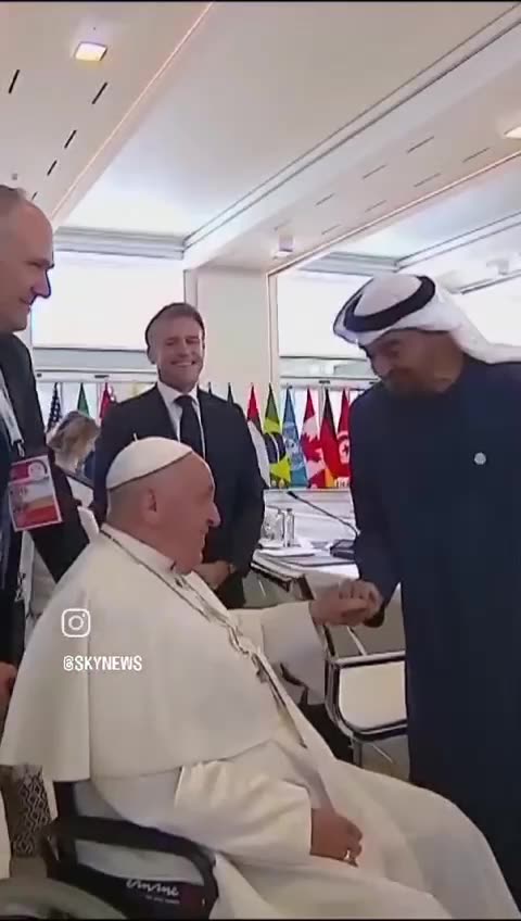 First time a pope addresses the G7 summit.